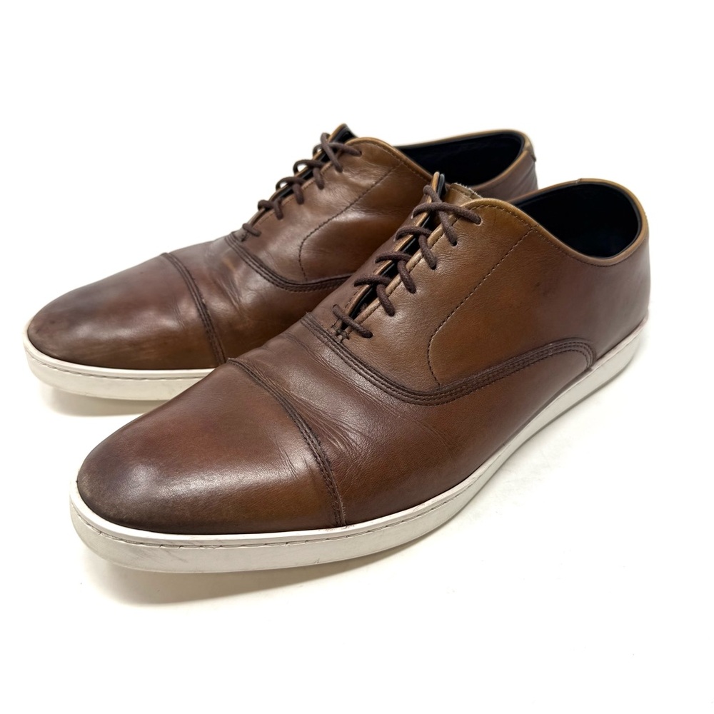 Allen Edmonds "PARK AVENUE 2.0" Oxford Dress‎ Sneakers 10.5 E  DARK CHILI Brown